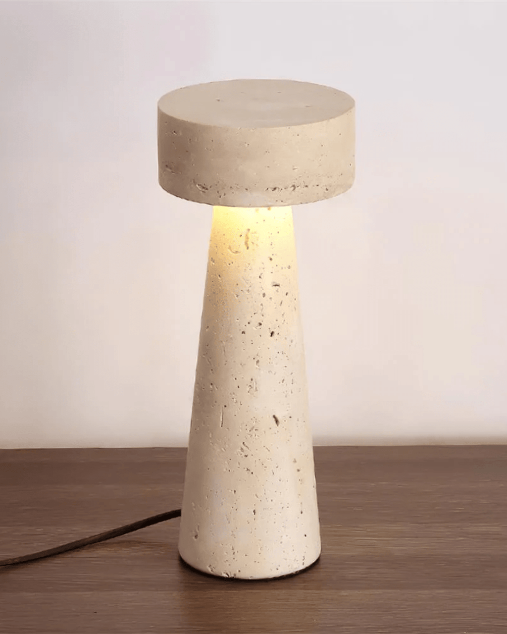Lunaro | Travertine Table Lamp