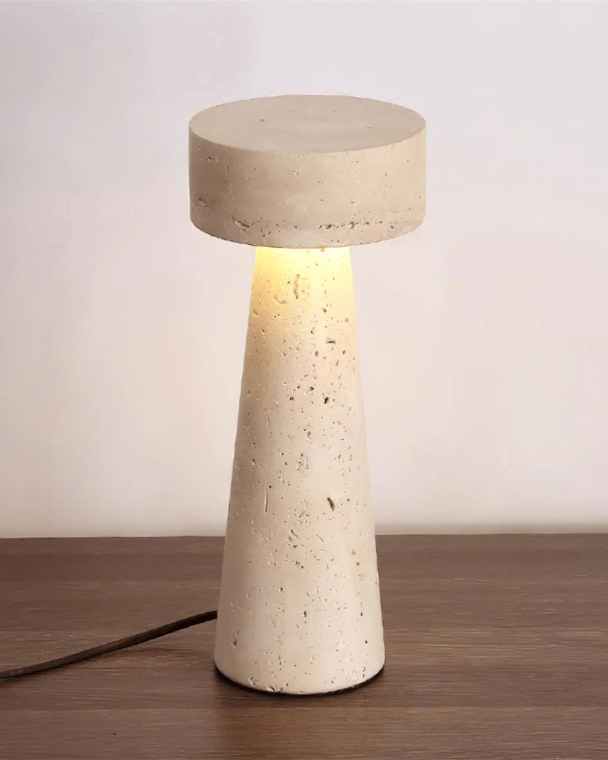 Lunaro | Travertine Table Lamp