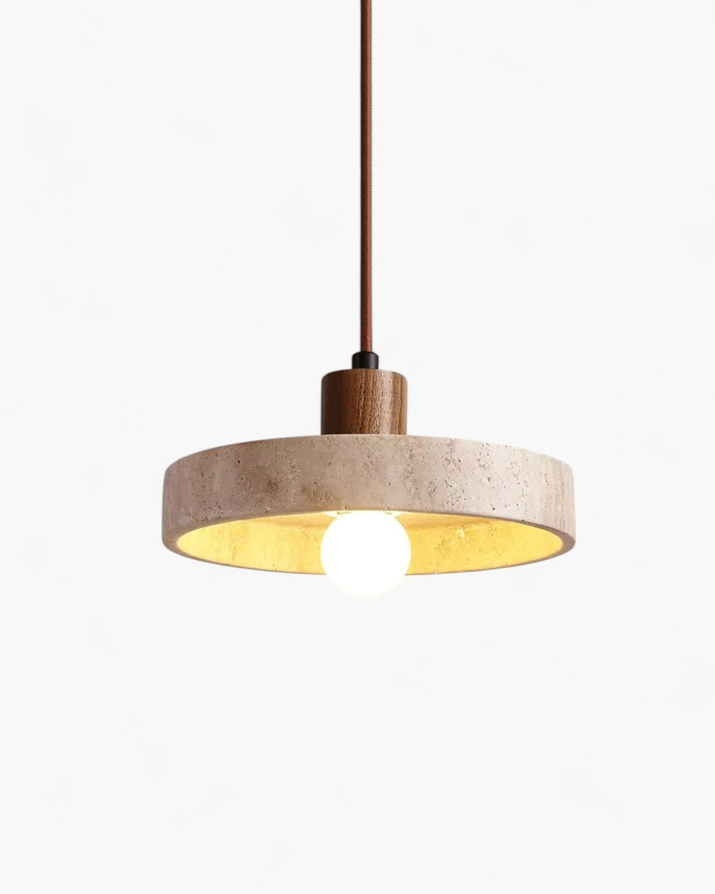 Marceline | Elegant Travertine Ceiling Pendant