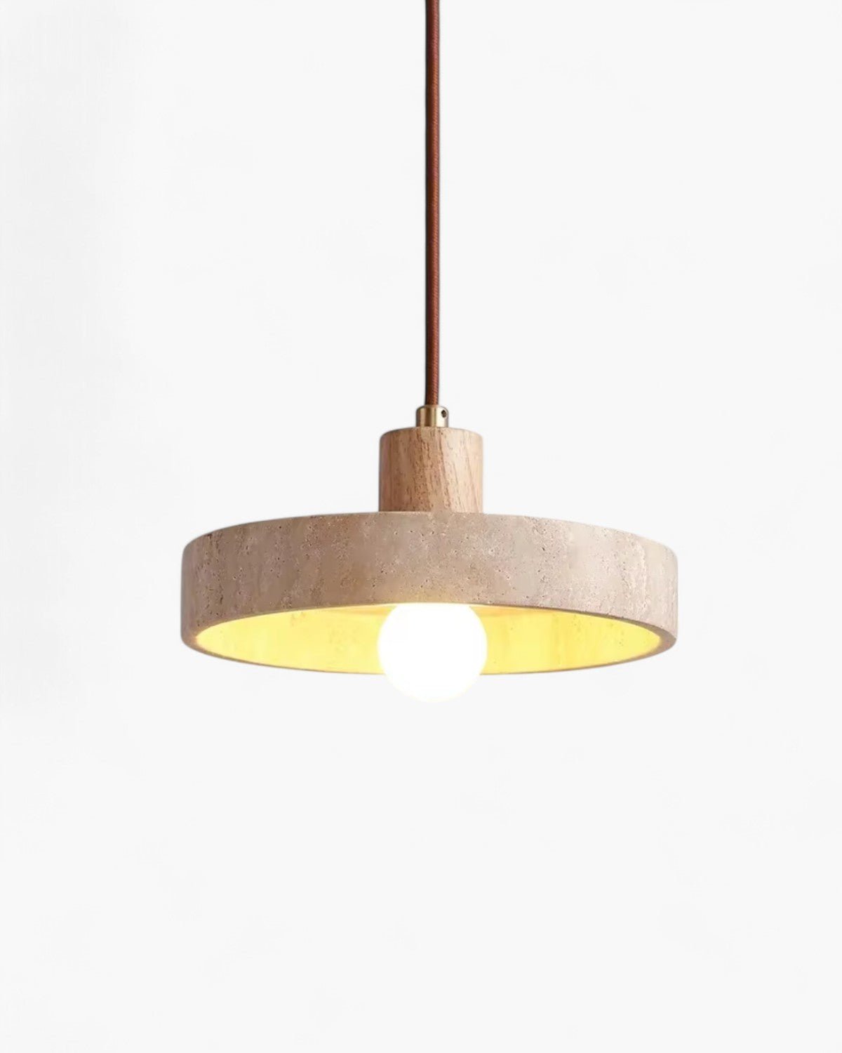 Marceline | Elegant Travertine Ceiling Pendant