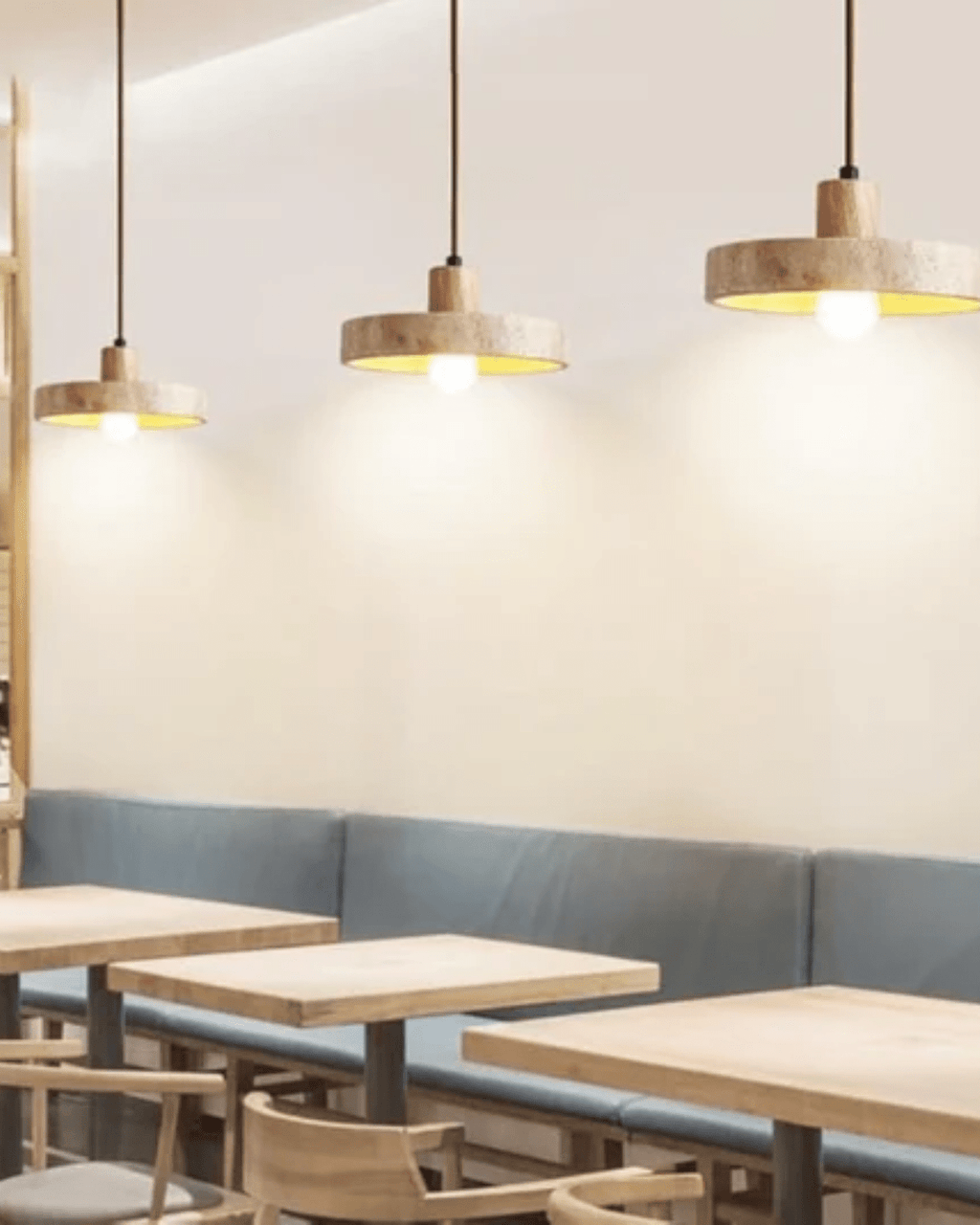 Marceline | Elegant Travertine Ceiling Pendant