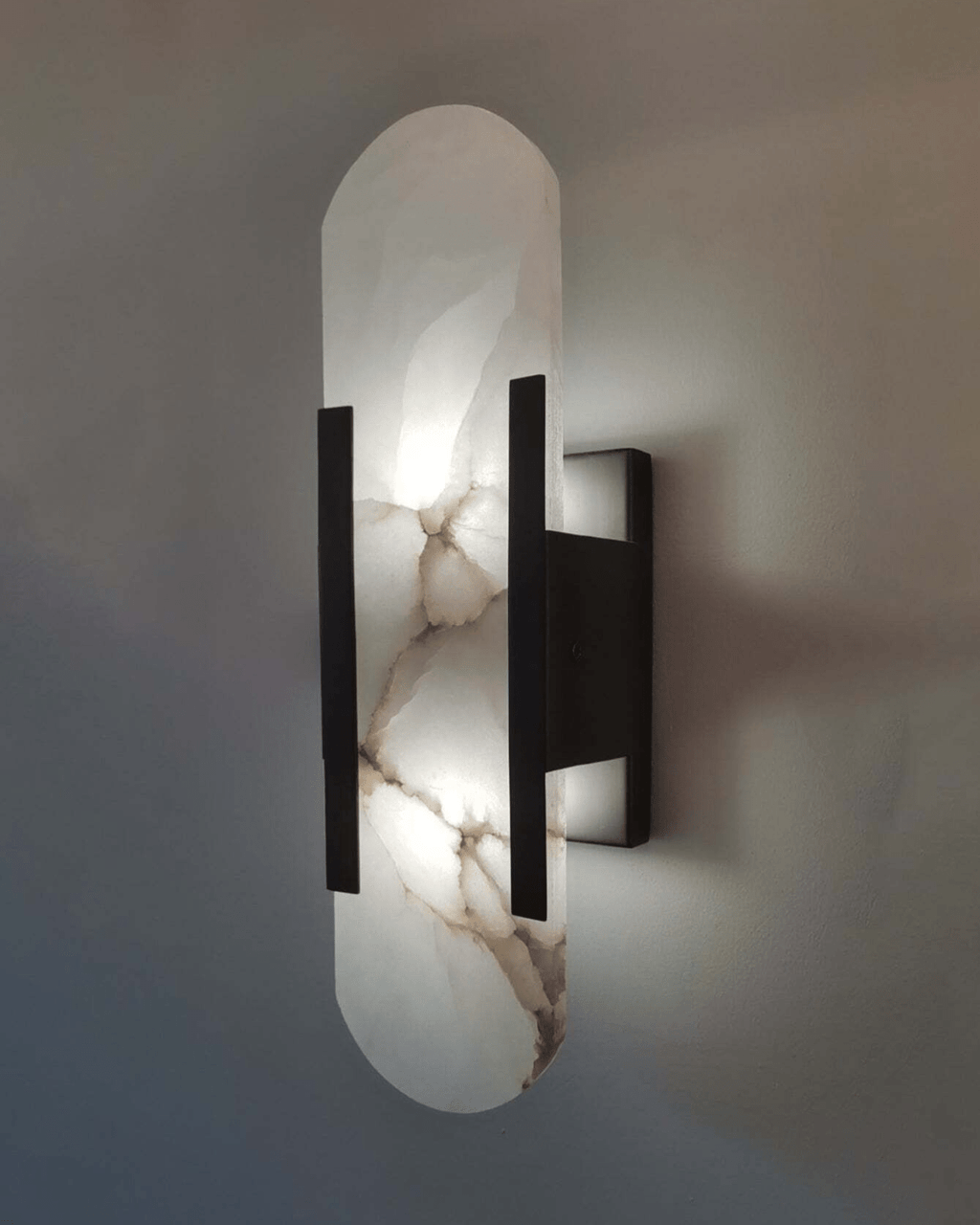Lumera | Elegant Marble LED Wall Sconce