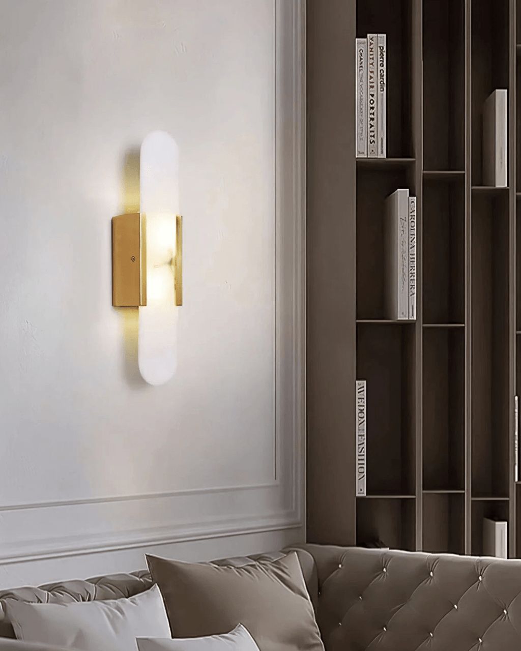Lumera | Elegant Marble LED Wall Sconce