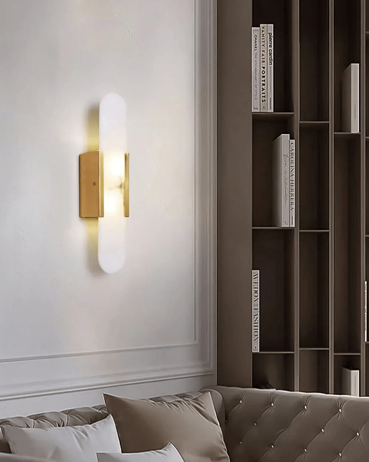Lumera | Elegant Marble LED Wall Sconce
